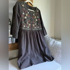 Embroidered Roolee Dress